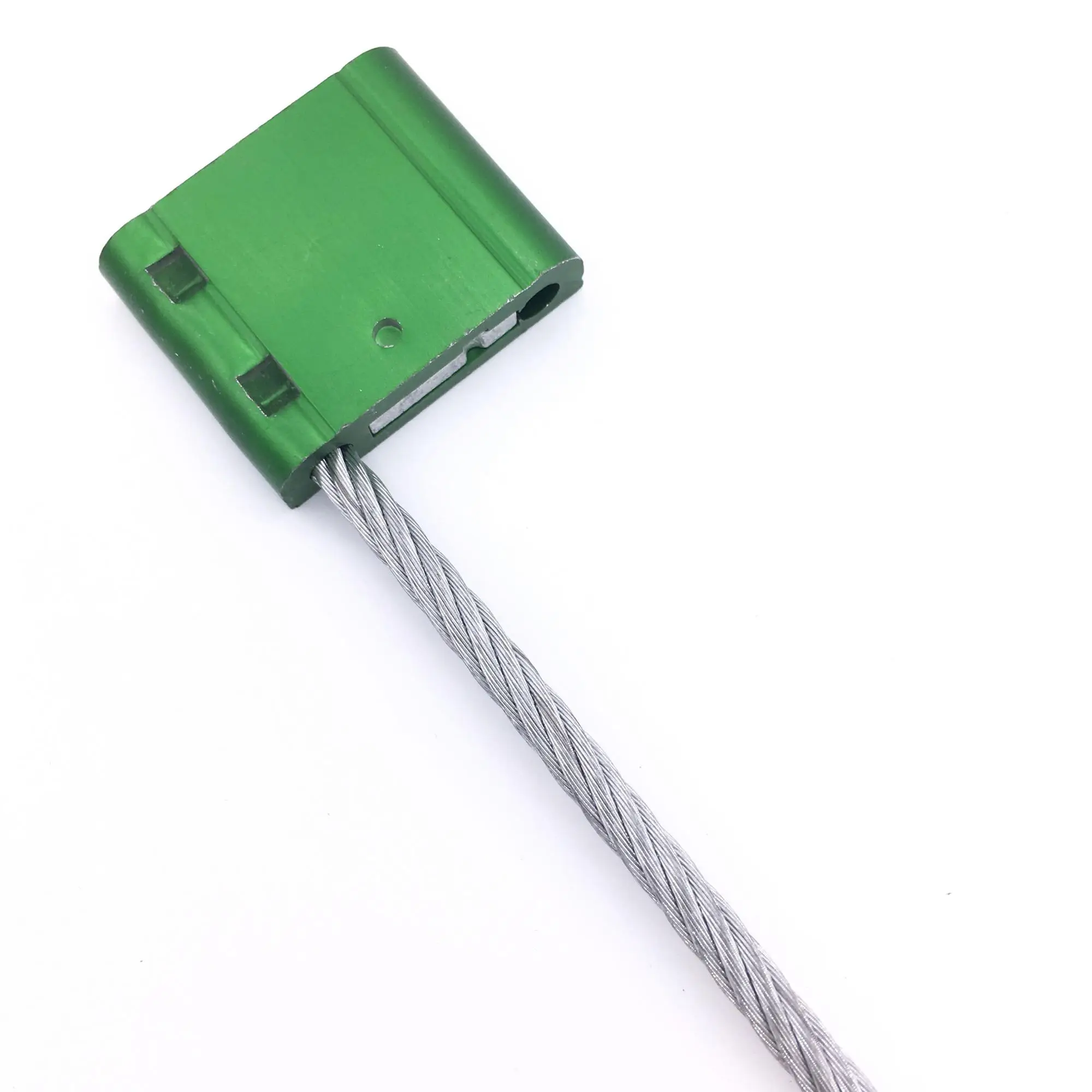 Galvanized wire cable lock seal Self-locking steel cable seal used in automobiles