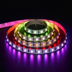 12v 24v 5050 smd flexible ws2811 ws2812b ws2815 rgbw rgbic addressable  outdoor waterproof rgb led strip light