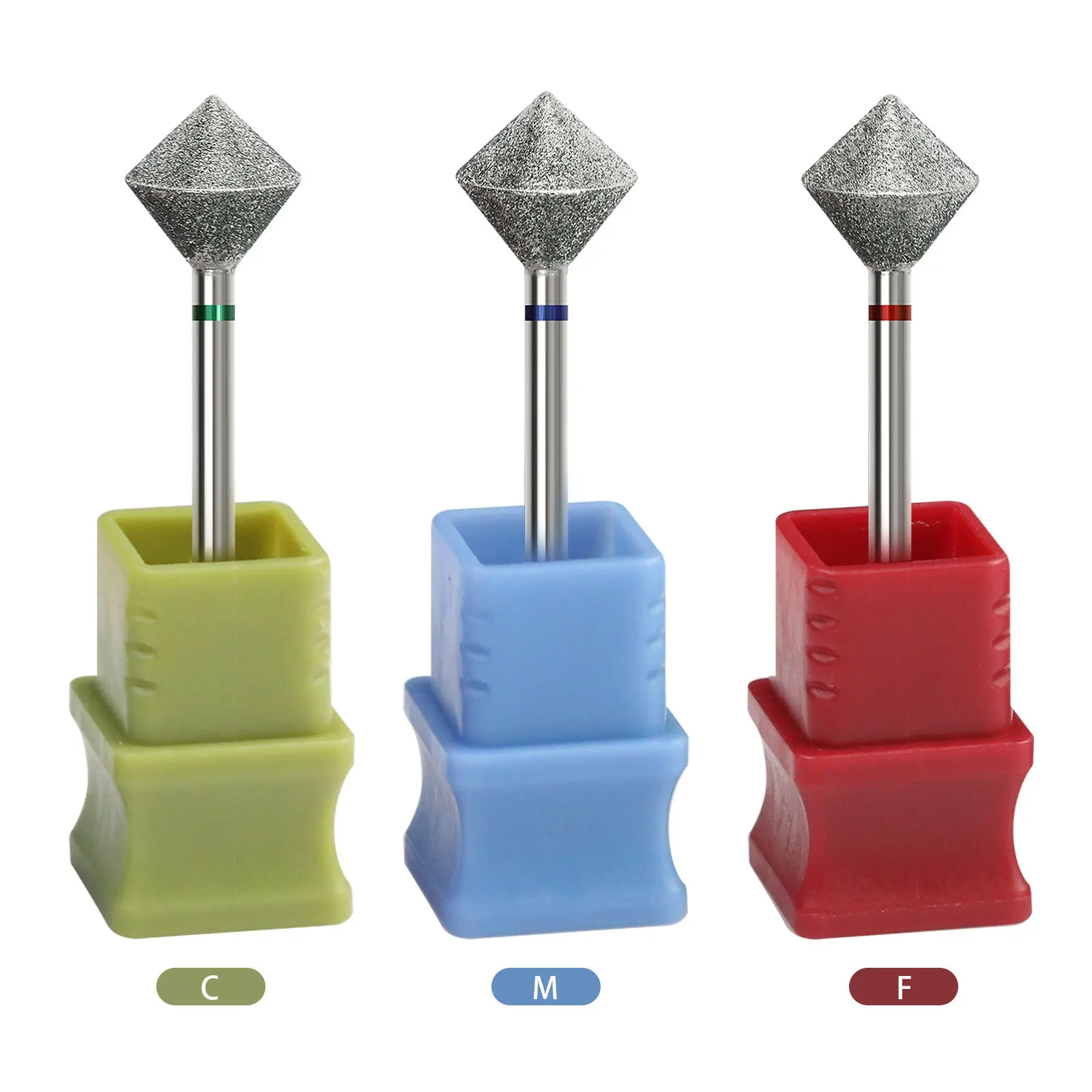 Misscheering Diamond Material Nail Drill Bits For Manicure Drill Bit Milling Cutter for Manicure Pedicure  Apparatus Manicure