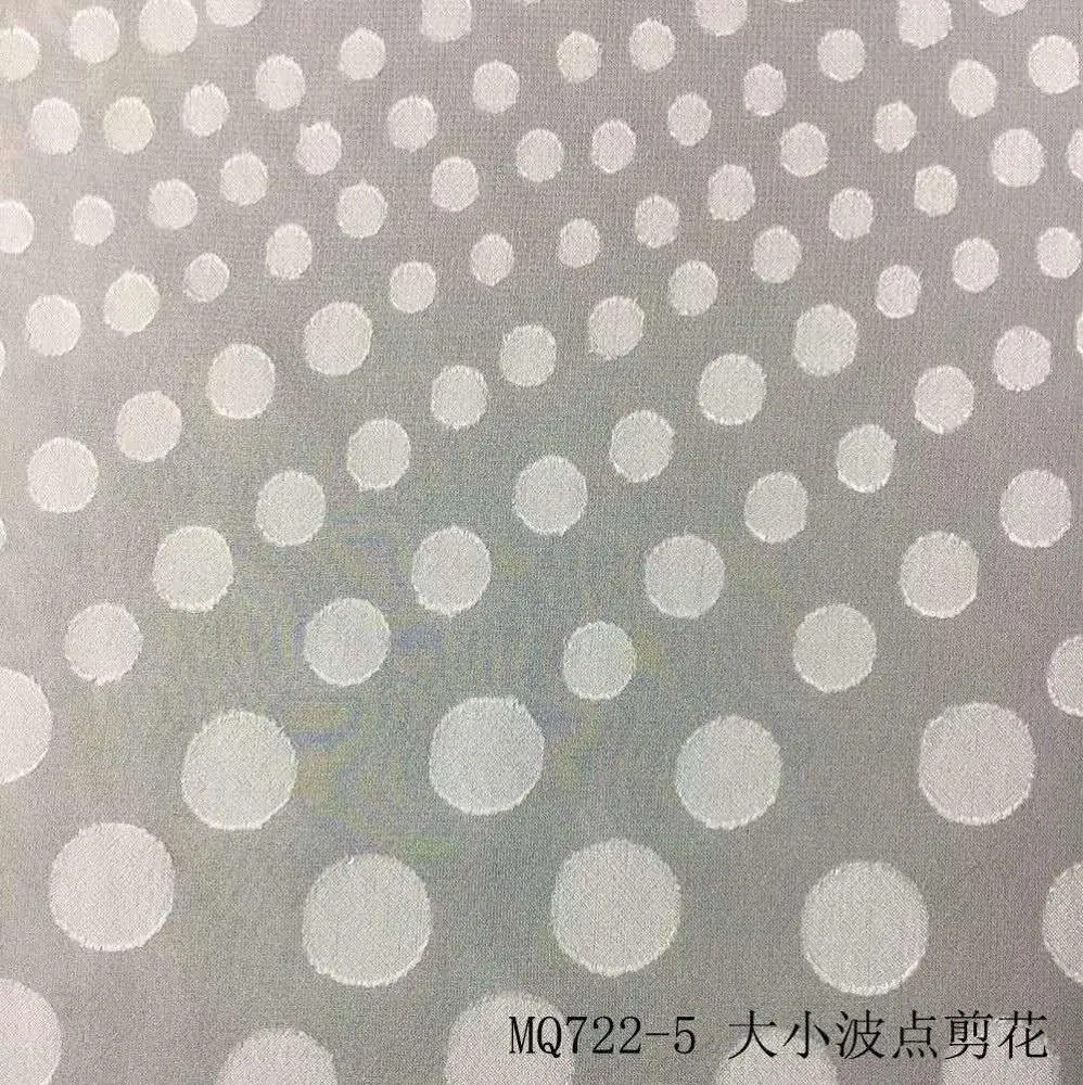 
Factory direct selling soft five-leaf Flower Chiffon cut fabric Hanfu Hanshan children wrinkled skirt fabric clothing cloth 