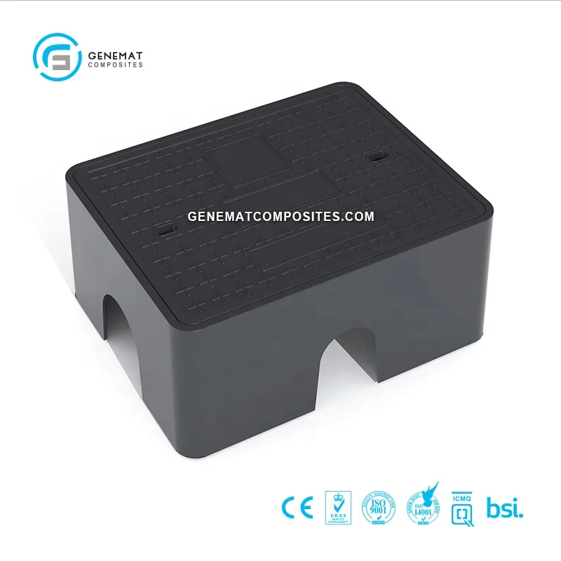 Plastic anti theft for smart water meter class d european boxes for driveways enclosure water meter housing