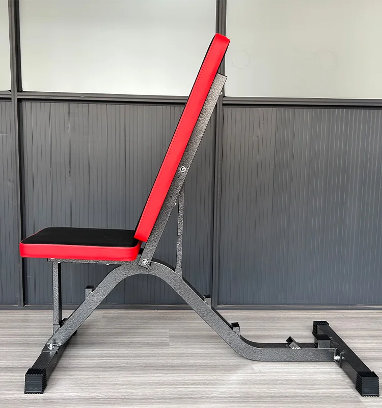 Home Gym Equipment Adjustable Folding Weight Bench Foldable Incline Exercise Bench with Resistance Bands