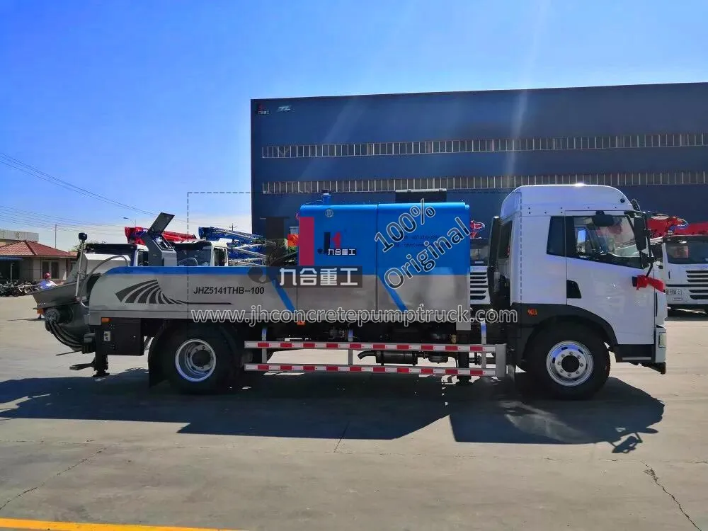 Hot sell JIUHE brand diesel truck mounted concrete pump