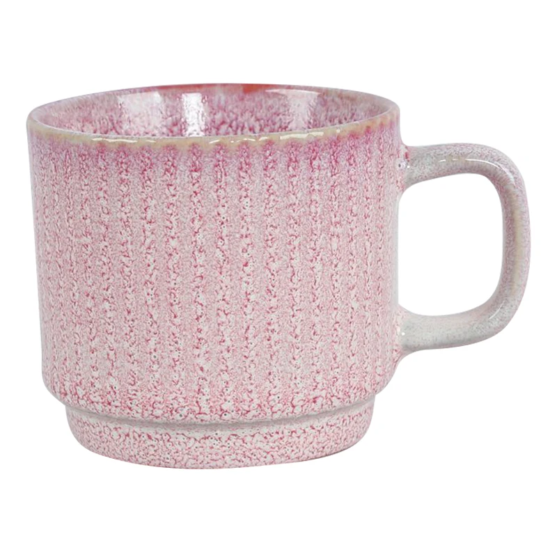 Vintage Customized Ceramic Reactive Glaze Coffee mug Retro Cup Manufacturer