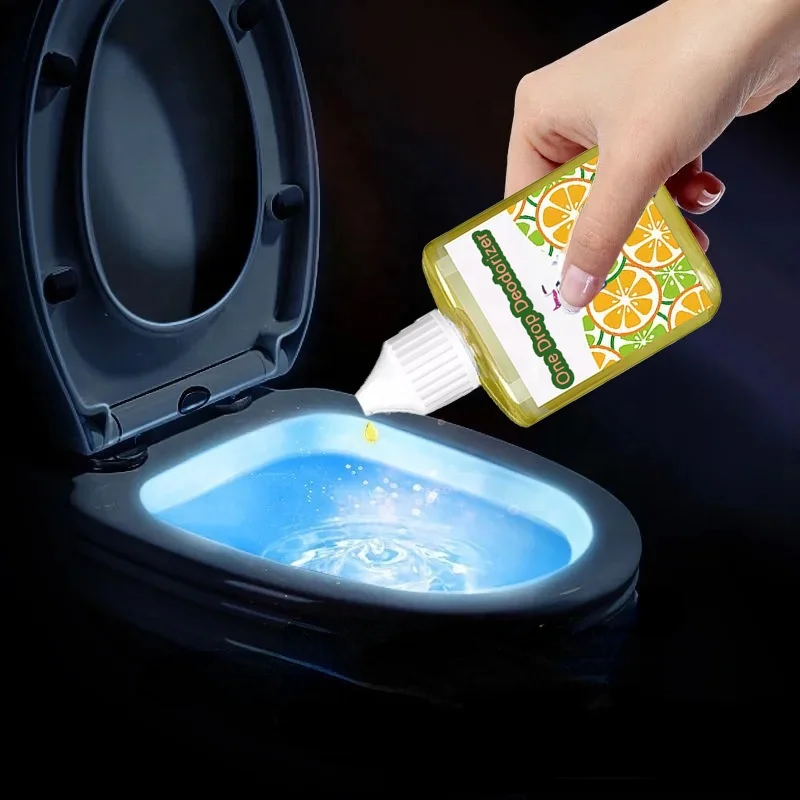 Дезодорирующий бытовой освежитель для унитаза в одной капли, дезодорирующий долговечный ароматизатор, очиститель для туалета