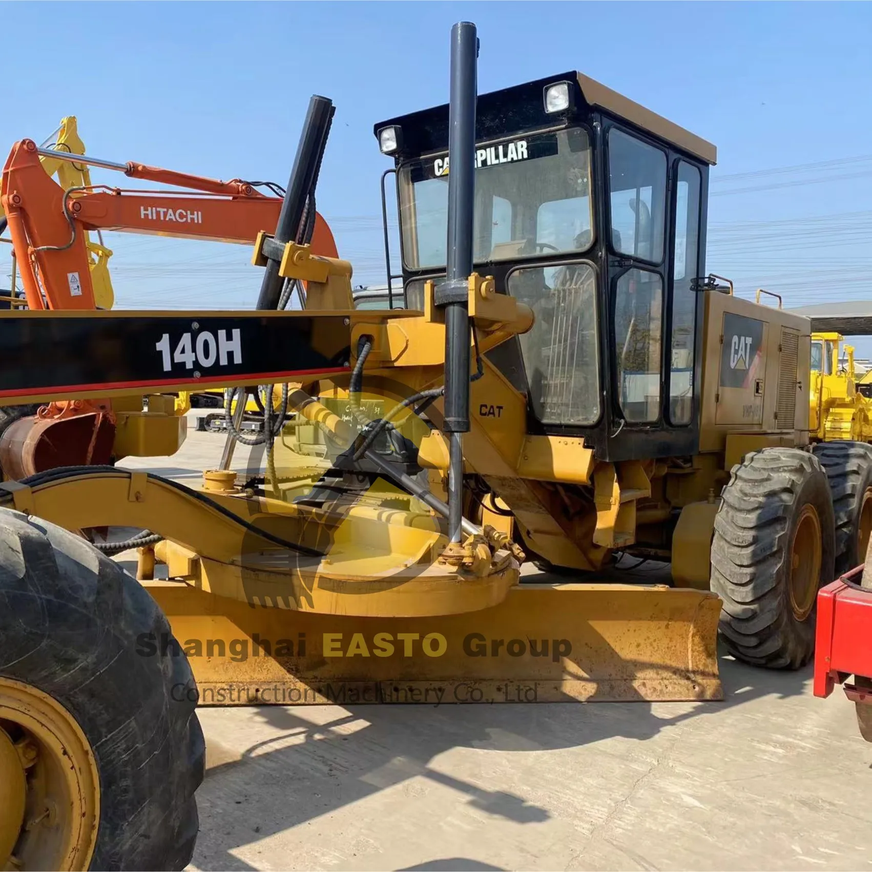 Землеройная техника cat 140H автогрейдер подержаное тяжелое оборудование CAT грейдер для продажи