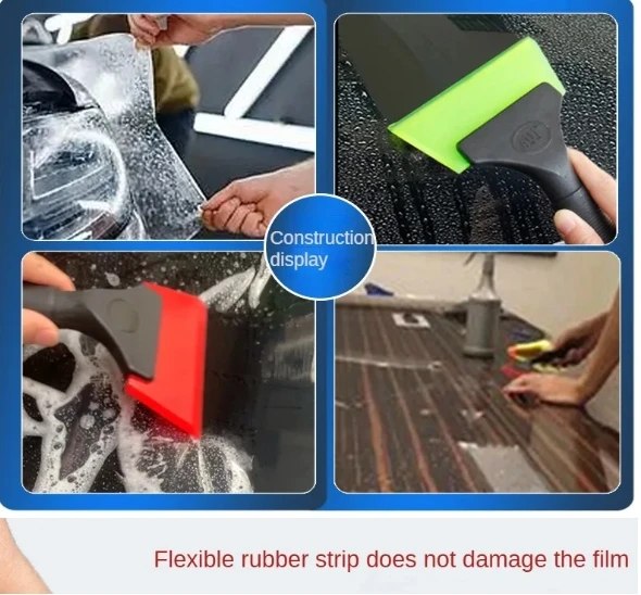 Car Film Tools Long Handle Scraper To Catch The Water Soft Hard Cattle Cattle Soft Scraper Glass Water Catchers Film