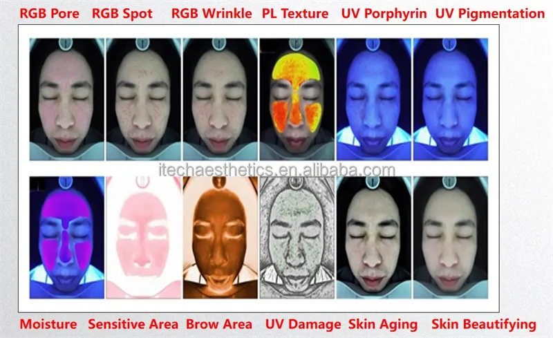 New 3D AI Scanner Camera Skin Analysis Device Facial Test Skin Face Analysis Machine Skin Analyzer Machine