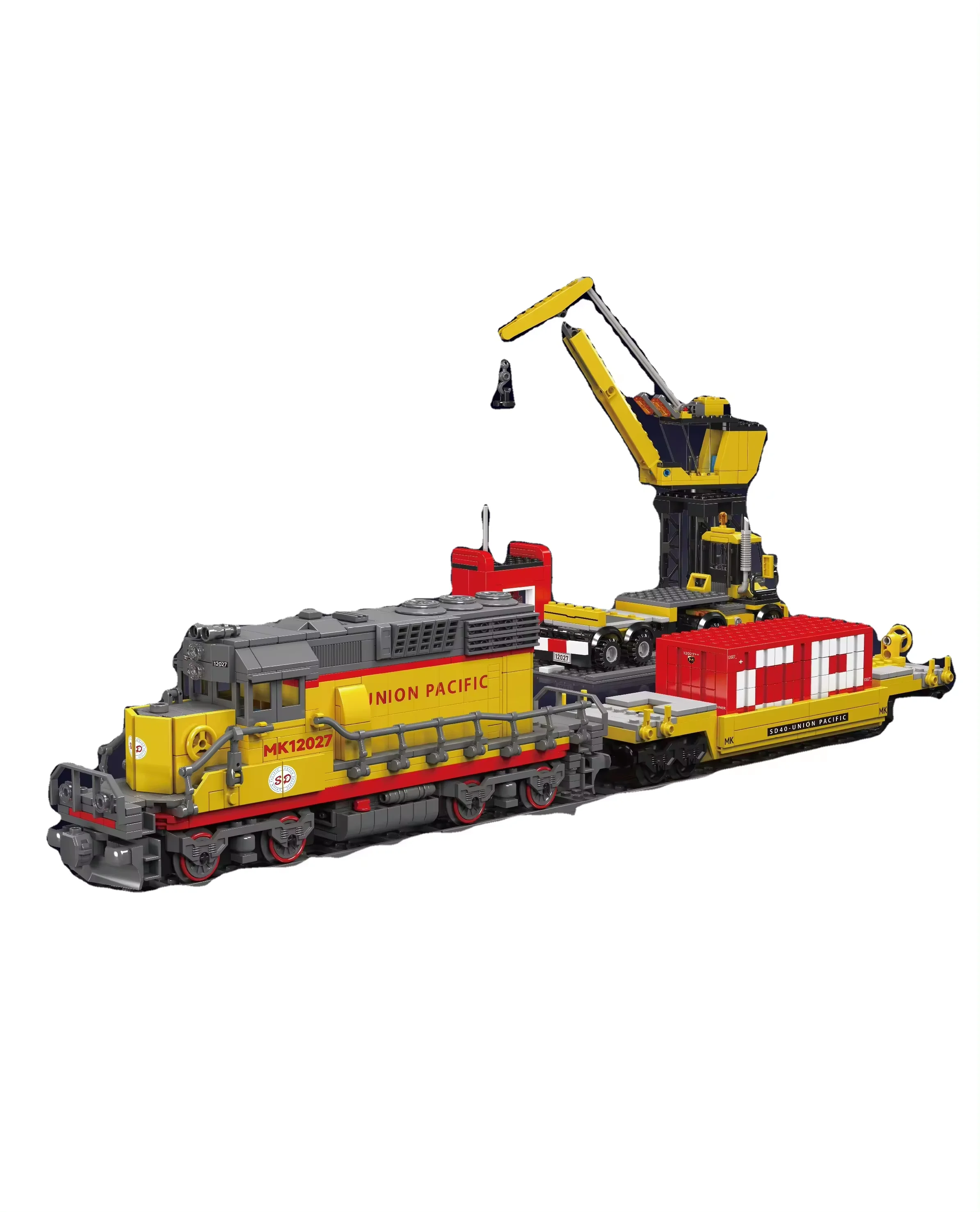 Форма King 12027 высокотехнологичный SD40-2 с дистанционным управлением модель тепловозов игрушечный поезд детские рождественские подарки наборы строительных блоков