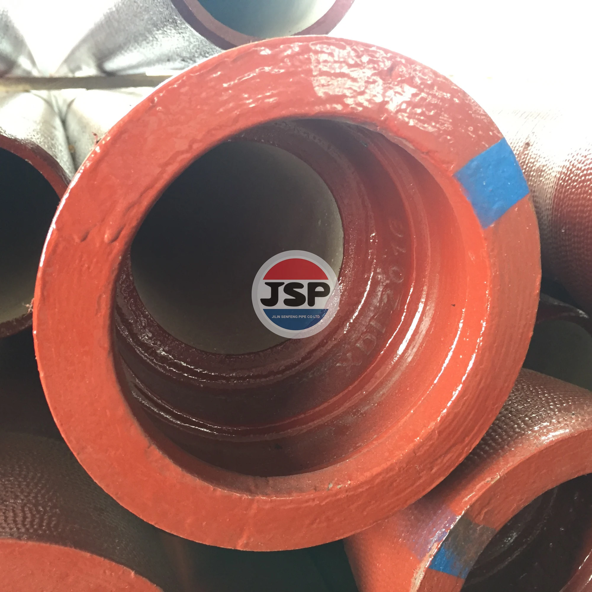 JSP Заводская распродажа ISO2531 DCI труба класса K9 Соединительная из ковкого чугуна с