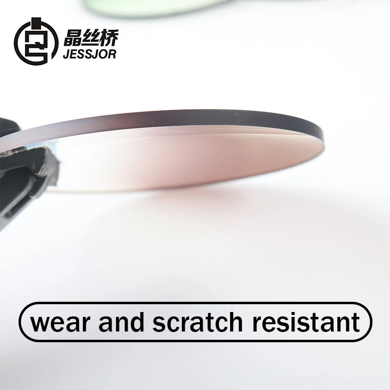 Gradient Resin Lens Grey with HC Coating Lenticular Vision Effect Brown Color