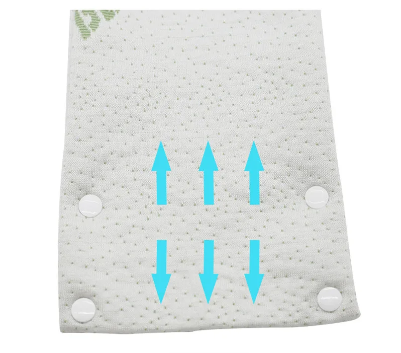 
New Design Safe Lift Universal Sleep Positioner Memory Foam Baby Pillow With Anti Roll 