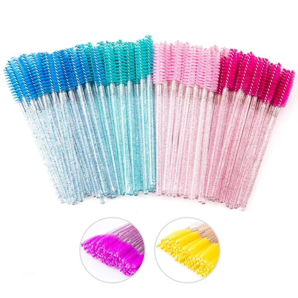 Одноразовая кристальная тушь для ресниц, палочки, 50 шт/упак. кисть для ресниц