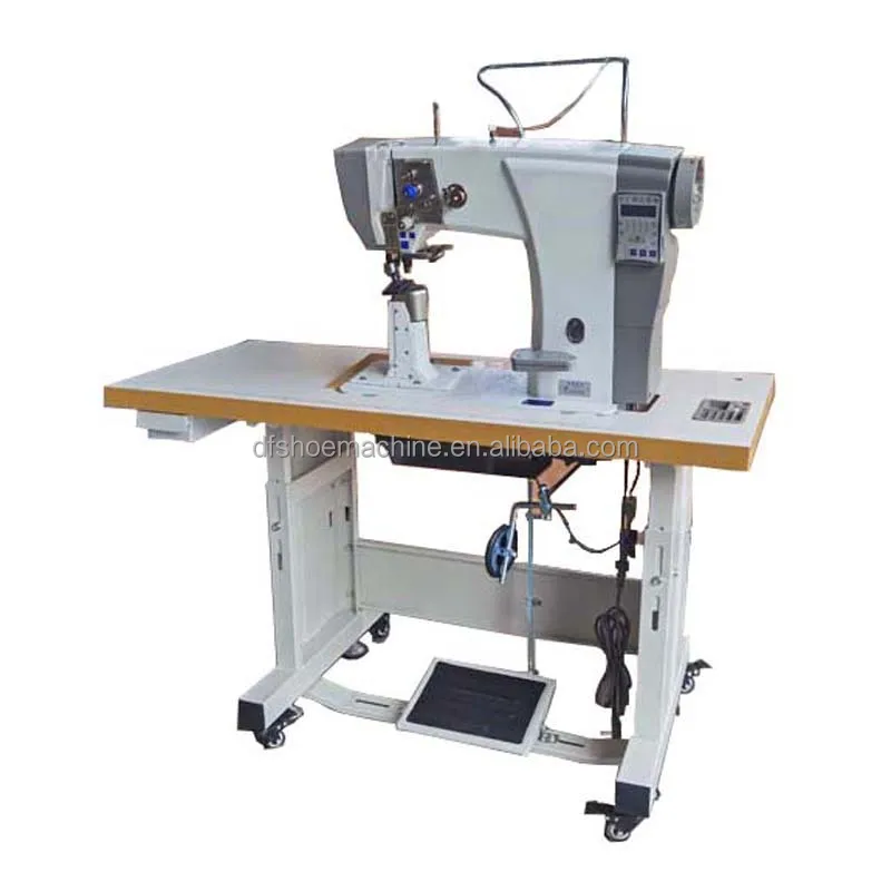 Double Needle Heavy Duty Post Bed Walking Foot Shoe Electric Industry Sewing Machine Price