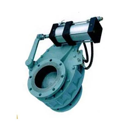 
Swing arm ceramic pneumatic gate valve 