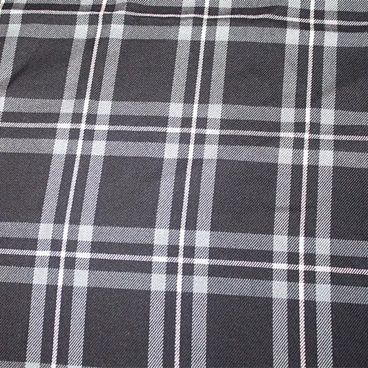 New 100% Acrylic Grid Textile Rip Stop Style Yarn Dyed Cloth Checks Dust Coat Jacket Blouse Fabric