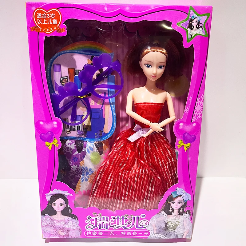 Factory direct sale  doll shoes  gift set Little girl Princess wedding dress doll children toy gift For girs