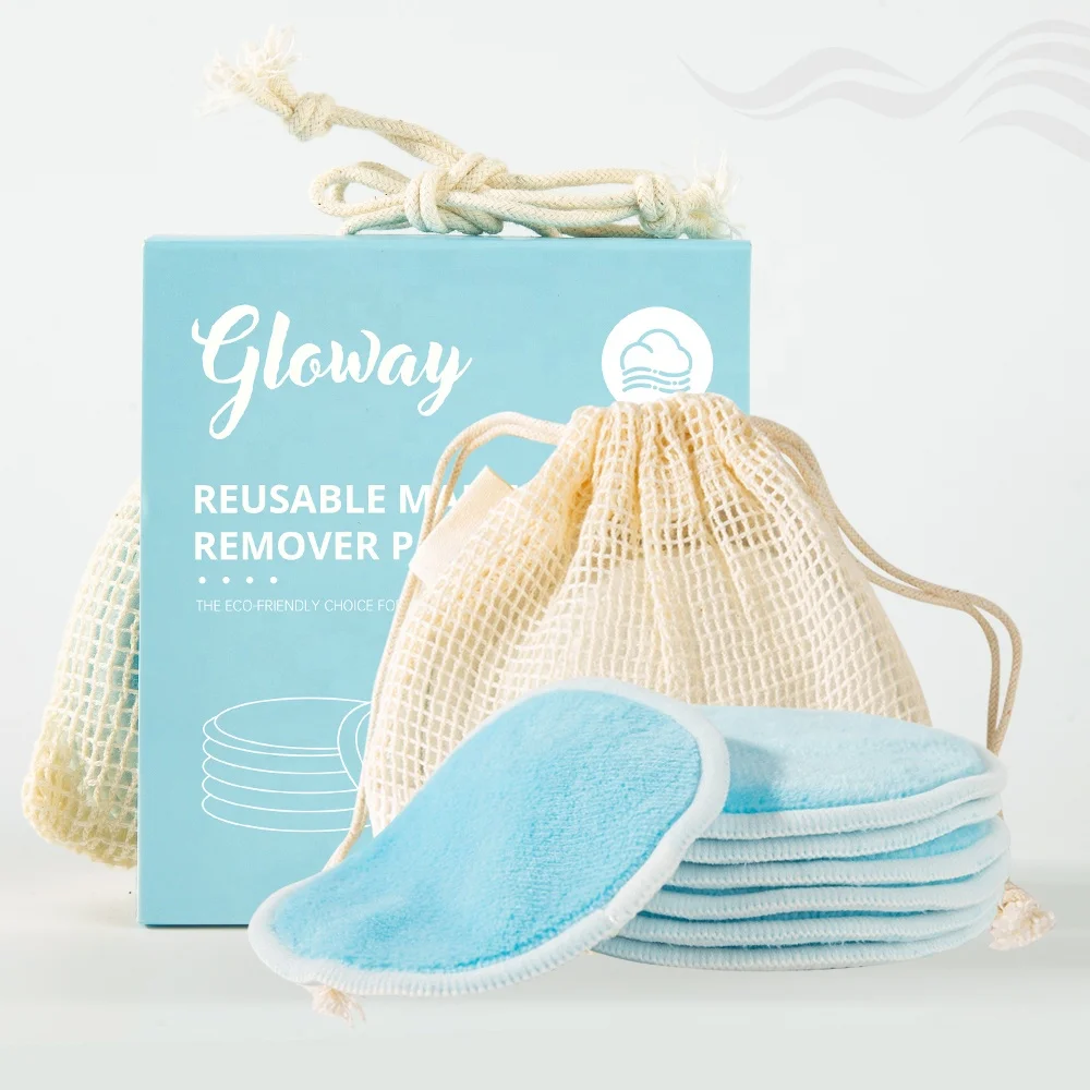 Custom Branded Sustainable Skincare Beauty Product Available Individually or Set Option Eco-Friendly Reusable Makeup Remover Pad