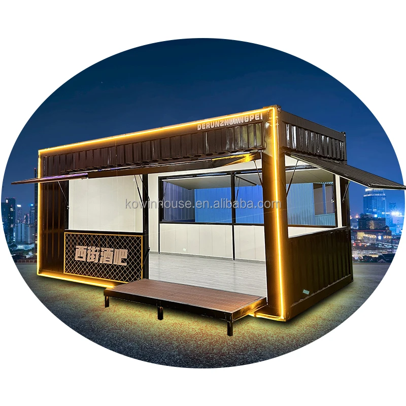 Usa Ready To Use Shop Coffee 20Ft Prefabricated Houses Structure Buy Shipping Container House