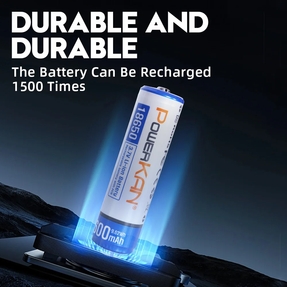 18650-2600mAh litium ion battery recharger battery 3.7v Li-on batteries