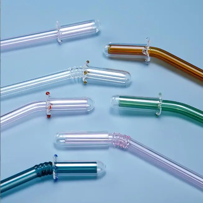 Custom Wholesale Reusable Straw Head Dust Cover Tip Cover Sleeve Caps Lid Straw Insulation Glass Straw Cover