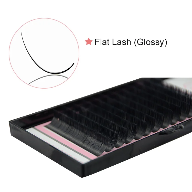 Qeelasee кашемировые норковые плоские ресницы для наращивания отдельные ресницы поставки частная этикетка корейский ПБТ наращивание ресниц поставщик шелк