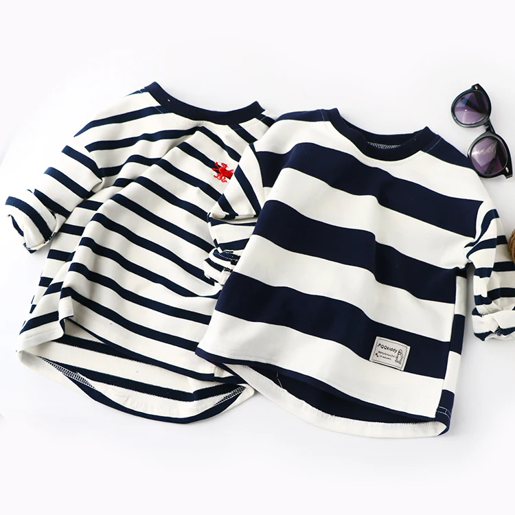 
DRQZY1912SY046 Boys T Shirt Long Sleeves Children Cotton Tops Baby Toddler T Shirt Kids Clothing Full Sleeve Infant Clothes 