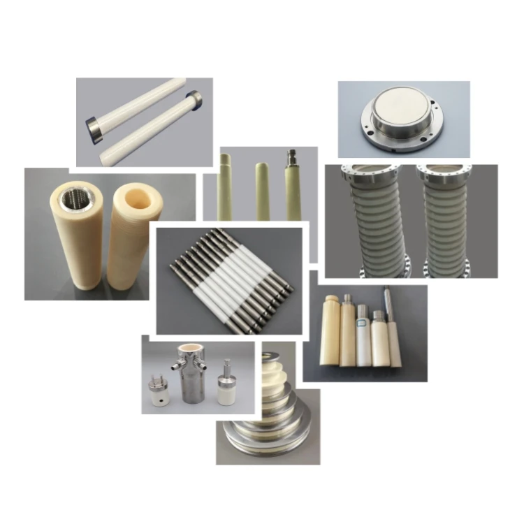 3X Ceramic Metallization OEM Al2o3 Stainless Steel Cermet Zirconia Plunger Piston Shaft Metalized Alumina to Metal Brazing Parts