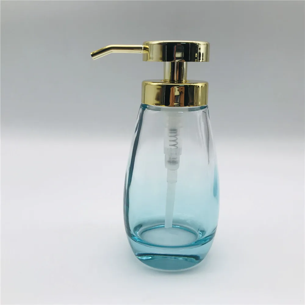 320 мл стеклянный насос для мыла в форме Оливии диспенсер лосьона бутылка традиционном стиле отеля с насосом