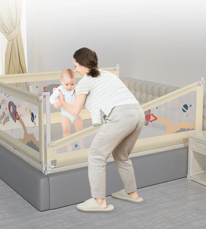 
2020 new baby fence playpen bed railing toddler with side rails 
