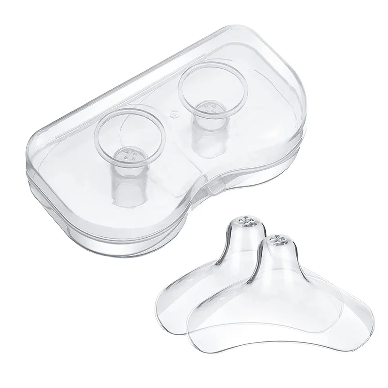 Wholesale Soft Silicone Semicircular Round Breastfeeding Silicone Nipple Protector Nipple Shields for Nursing Newborn nipple