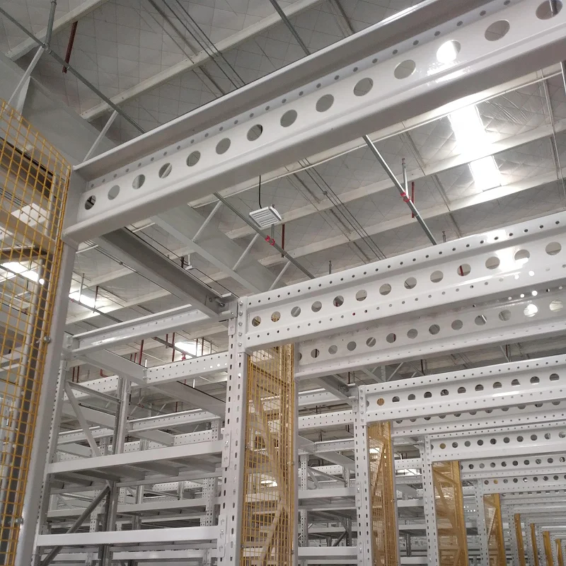 Heavy Duty Scribe Capping Sigma Steel Beams For Warehouse Mezzanine Floor Supports