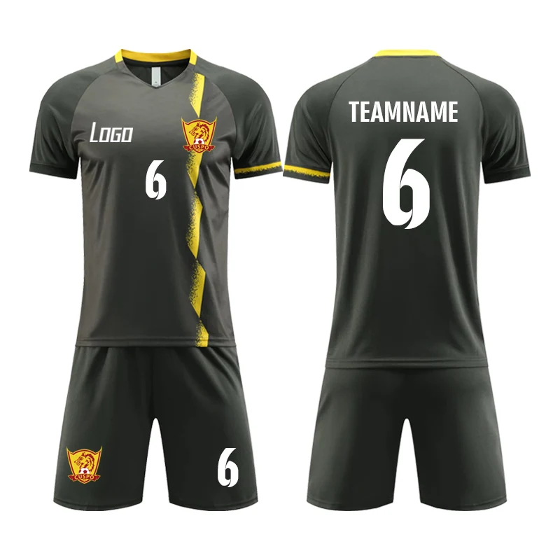 Factory Direct Custom Football Uniform Kits Wholesale Soccer Jersey Set for Clubs