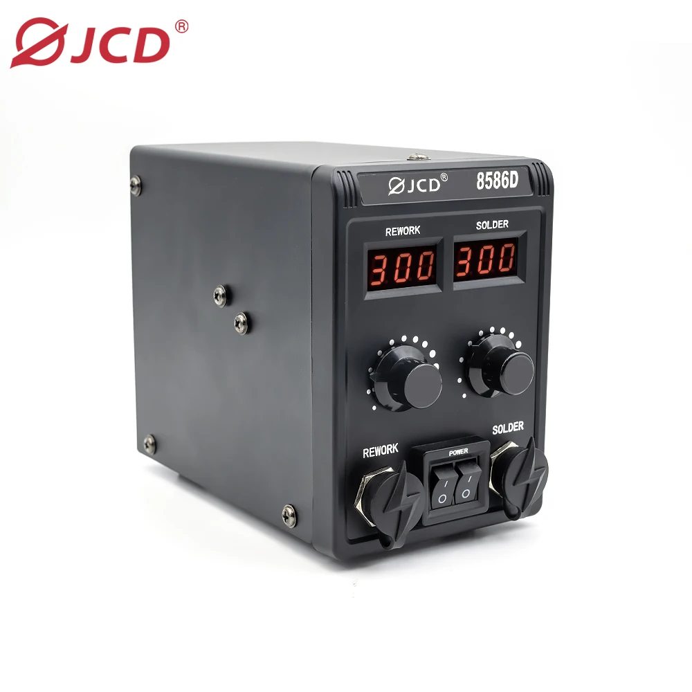 JCD 8586DB-6TK-2 110V 220V 700W  Hot Air Gun Station SMD BGA Rework Station Soldering Station for Electronics Repairing