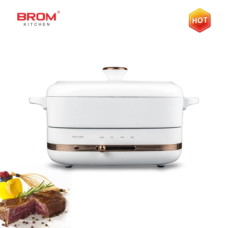 Мини-кастрюля для барбекю мультиварка многофункциональная электрическая кастрюля приготовления