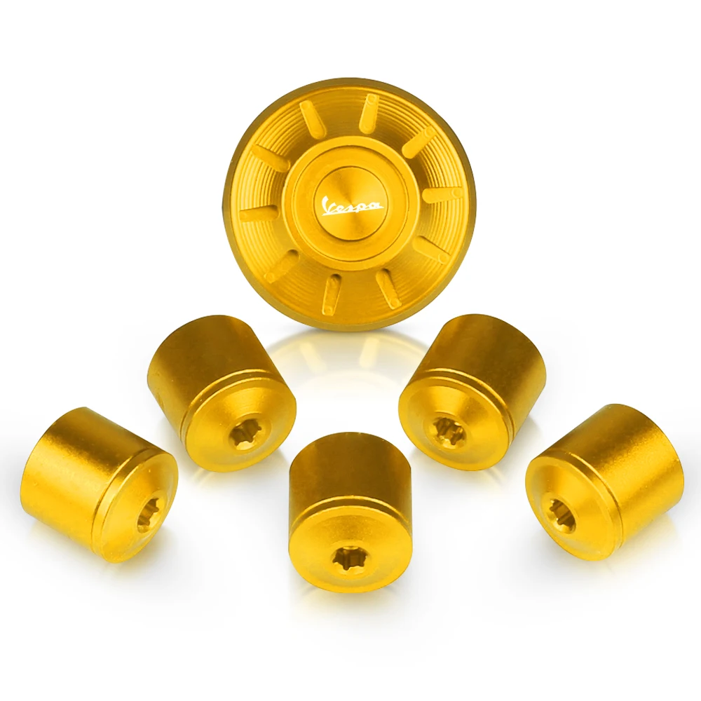 
 Motorcycle CNC Aluminum Accessories Hubcaps Wheel Side Covers for Piaggio Vespa GTS GTV 250 300 All Year 2017 2018 2019 2020  