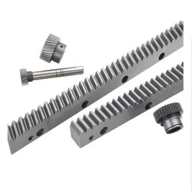 Flexible CNC Steel circular pinion and metric pitches linear rail with gear rack