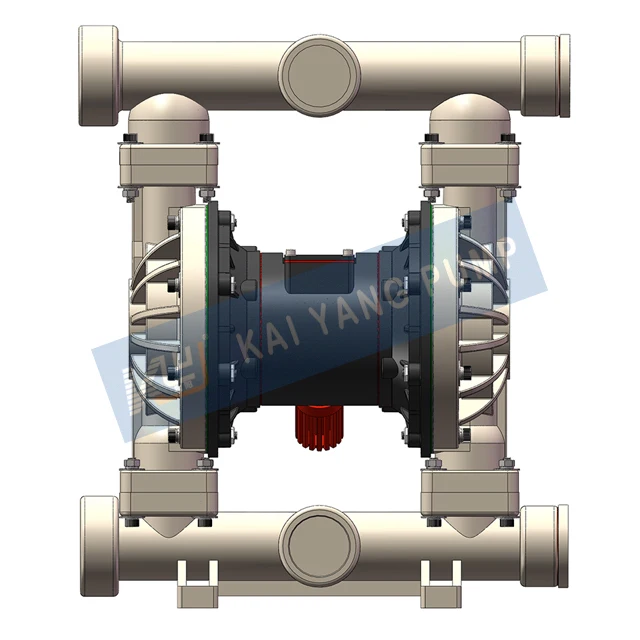 2-1/2 Inch PVDF Pneumatic Diaphragm Pump For Chemical Environmental Protection Water Treatment