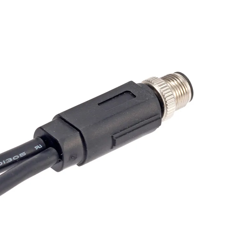 M12 circular connector PVC PUR cable waterproof IP67  distributor Bus adapter Y-Splitter sensor M12 Y shape plug connector