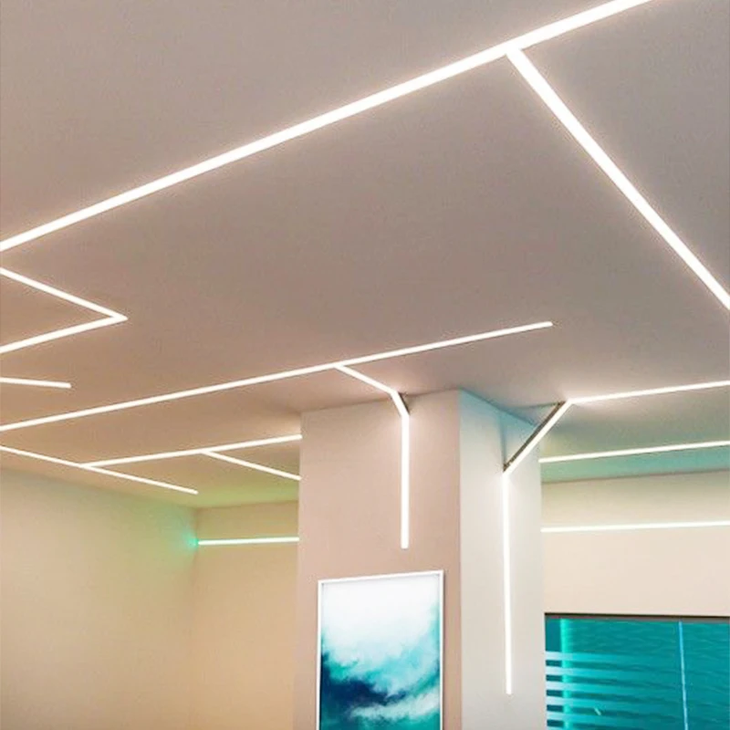 K8 6063 Led Aluminum Profile Channel High Quality For Strip Light Drywall Led Aluminium Profile Channel