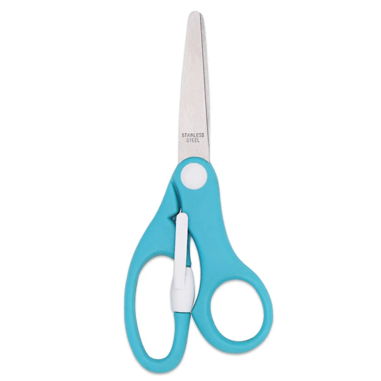 WELLFLYER best selling item Plastic Soft Grip Handle High Quality Stainless Steel School Office Student Scissor