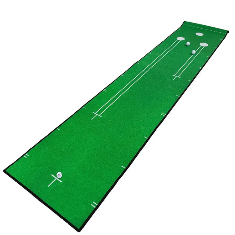 Hot golf training mat Selling Custom Golf Batting Mat Outdoor Mini Golf Putting Practice Mats