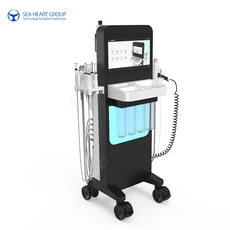 HydraMaster pro facial dermabrasion diamond high frequency crystals peeling crystal hydro microdermabrasion machine