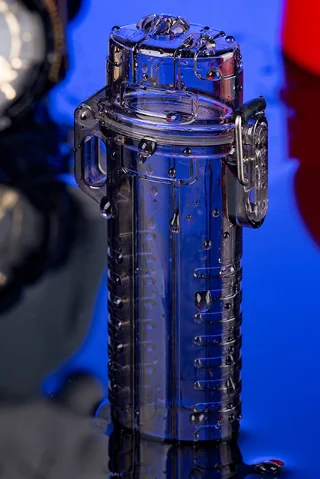 Wholesale Dual-Purpose Waterproof And Moisture-Proof Transparent Cigarette Case Lighter Box