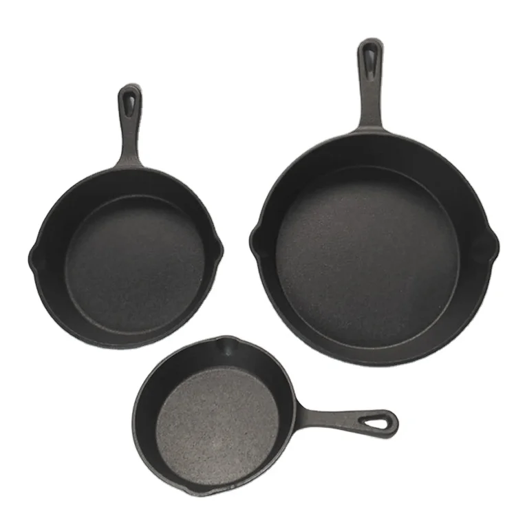 Сверхмощная антипригарная кухонная чугунная сковорода, используемая как голландская сковорода для духовки