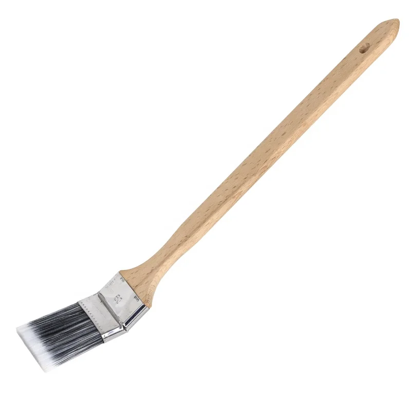 PET Filament Radiator Paint Brush With Wooden Handle