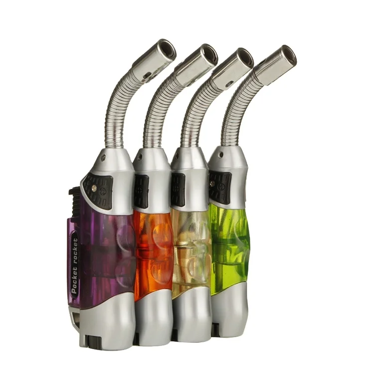 GF-8631 Wholesale Cheap Welding Mini Cigarette Smoking Jet Plastic Lighter Butane Torch