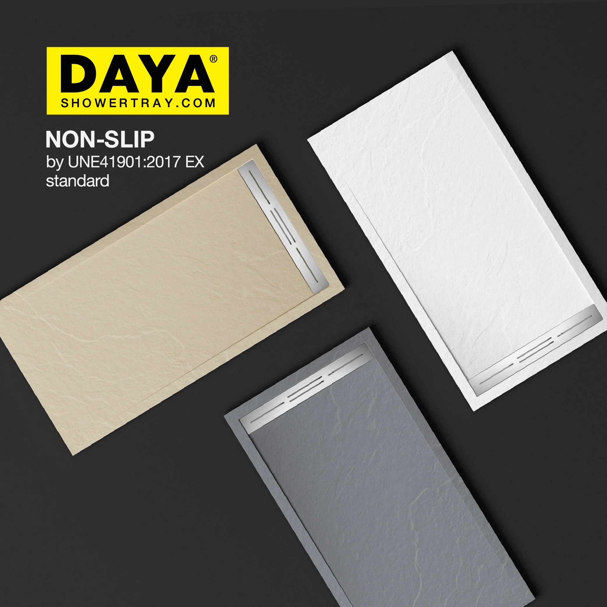 Daya Apartment Bathroom Shower Base Italian Artificial Stone Shower Tray Bespoke Shower Pan