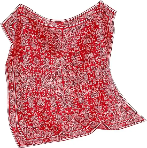 women high end silk scarf manufacturers satin silk stripe hijab scarf oversized plain neck silk scarf