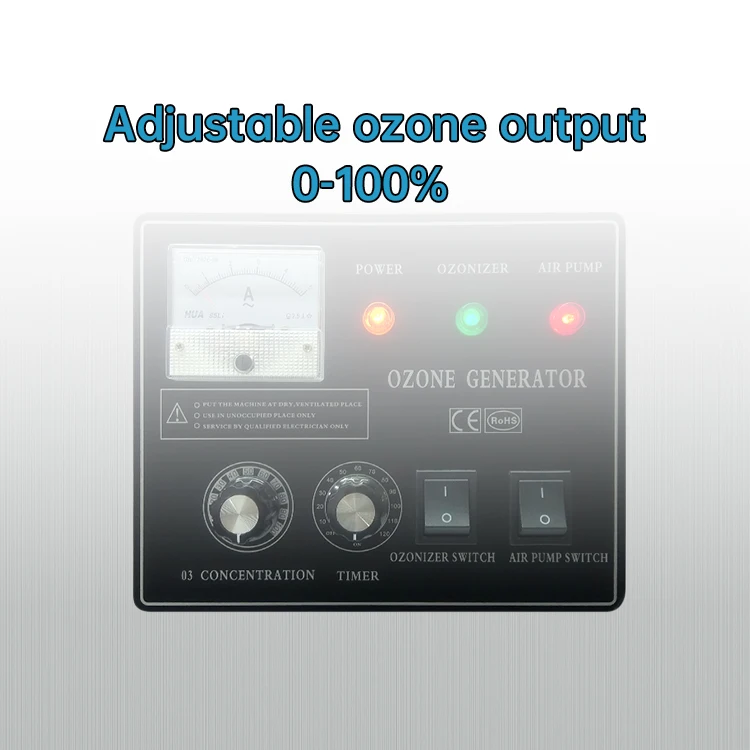 Factory Supply 10g 15g 20g ozono Generator Adjustable Ozone Machinery Industrial Ozone Generator